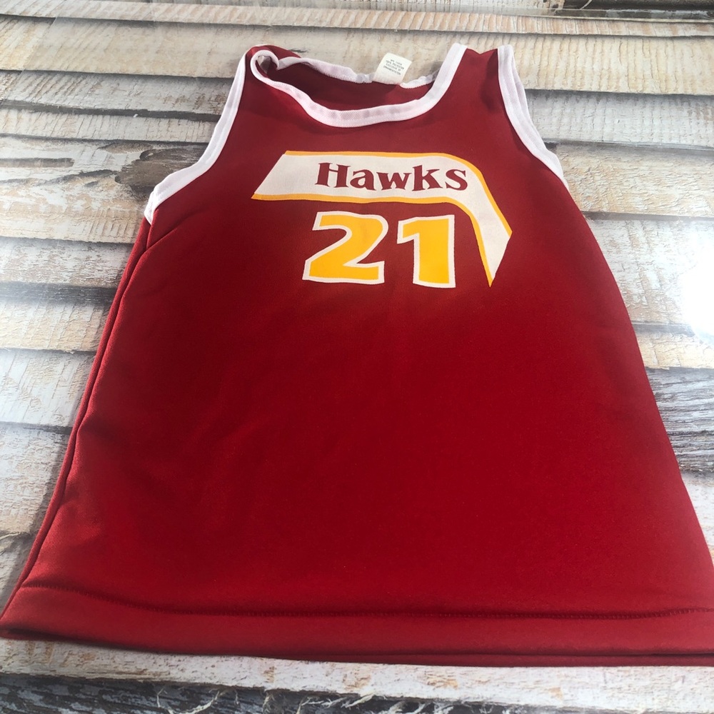 Vintage Hutch Atlanta Hawks Kids Jersey Size M